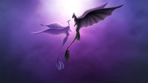 Download wallpaper 1366x768 toothless and light fury, romantic, love, dragons, tablet, laptop ...