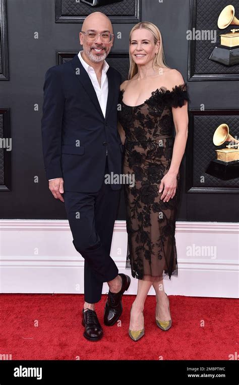 Jo Koy, left, and Chelsea Handler arrive at the 64th Annual Grammy ...