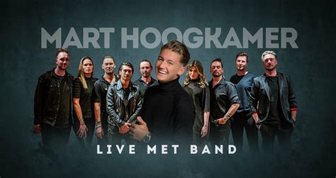 Agenda geopend voor Mart Hoogkamer Live met Band - Rocket