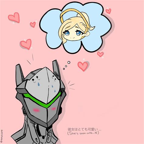 genji x mercy by korokcore on DeviantArt