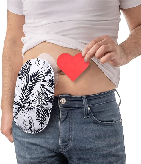 DOITOOL 2pcs Stretchy Ostomy Bag Covers - Universal Colostomy Pouch Covers in Assorted Colors ...