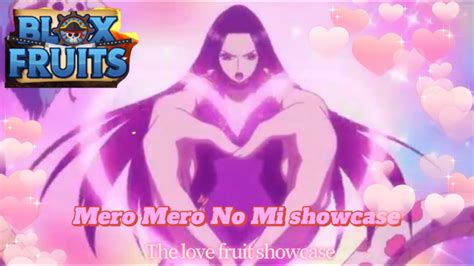 [Blox Fruits] The Mero Mero No Mi (Love Fruit) showcase - YouTube