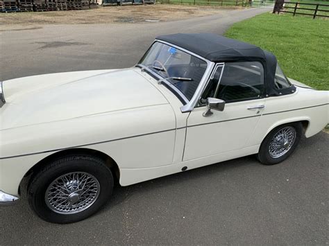 1969 MG Midget MkIII in Old English White, 75 miles since restoration ...