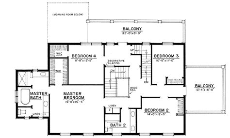 Plan 43010PF: Father of the Bride | Colonial house plans, House plans, Father of the bride house