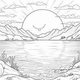 Printable Lake Coloring Pages Free For Kids And Adults sketch template
