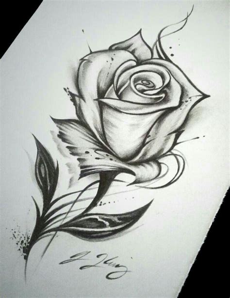 Pin by Kristall einhorn on Bilder | Rose drawing tattoo, Roses drawing ...