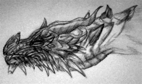 Paarthurnax Sketch by PinkamenaSpy on DeviantArt