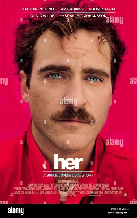 MOVIE POSTER, HER, 2013 Stock Photo - Alamy