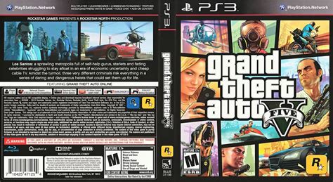 Mega Covers: CAPA GRAND THEFT AUTO V - GTA V - PS3