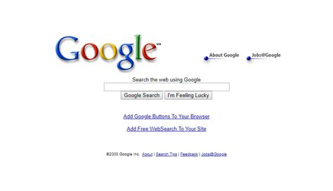 The History of the Google Home Page 1998 - 2019 & What It Means For ...