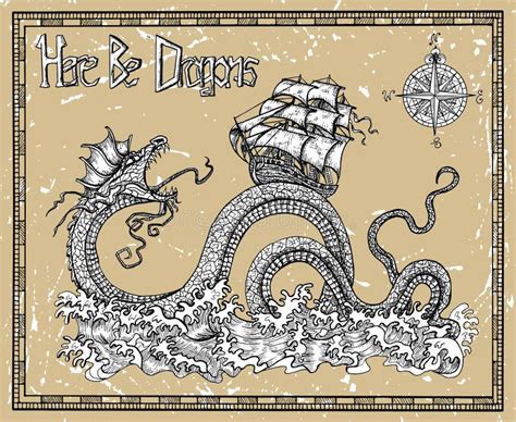 Here Be Dragons Map