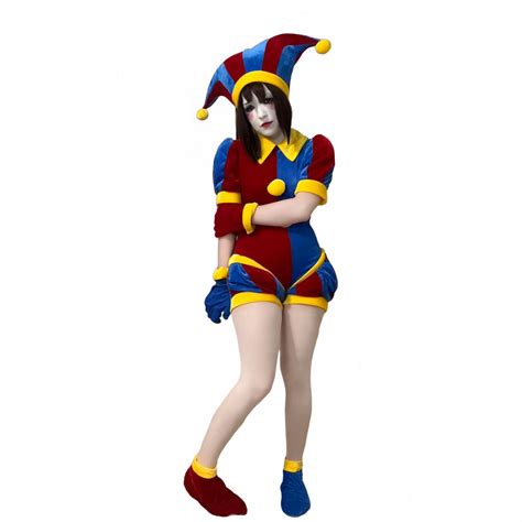 【30% off】Xcoser The Amazing Digital Circus Pomni Cosplay Costume Hat G