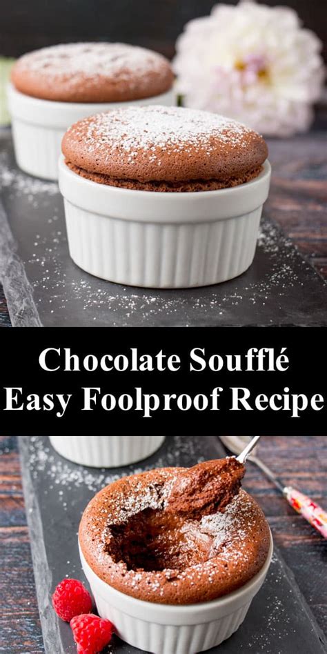 Best Chocolate Souffle Recipe (foolproof method) - Little Sweet Baker