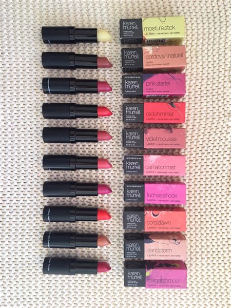 My entire Karen Murrell lipstick collection - Bellyrubz Beauty