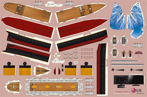 Titanic papercraft titanic papercraft template download – Artofit