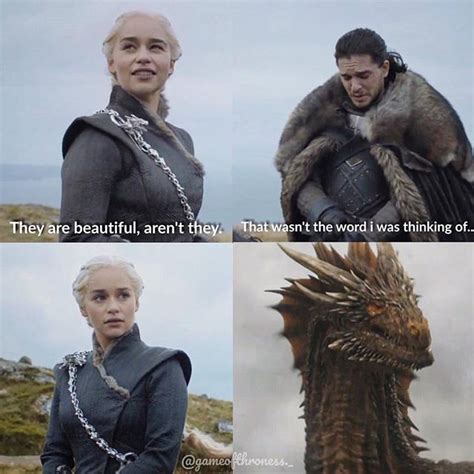 Drogon: "can i dracarys him now, mom?" 😂 _ Via @gameofthroness._ | Got ...