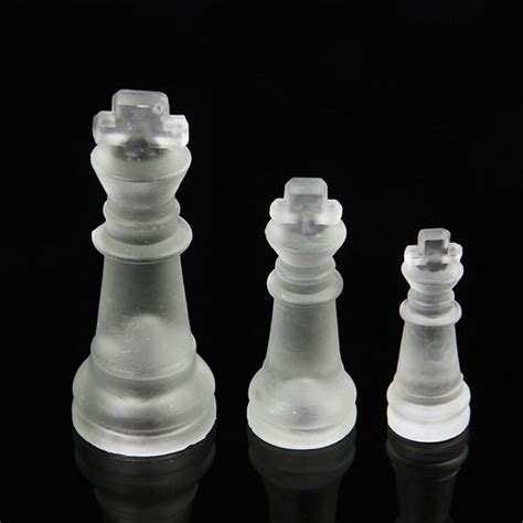 Glass Chess Set Board Game - Digital Zakka