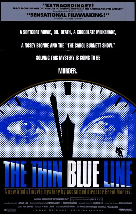 The Thin Blue Line Movie Posters From Movie Poster Shop