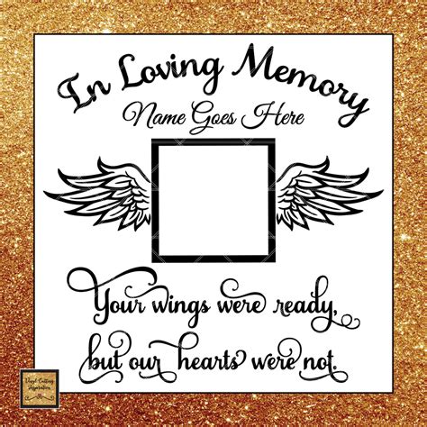 Loving Memory Memorial Svg Free : Dad in Heaven - Dad Memorial | Pre-Designed Photoshop ... / In ...