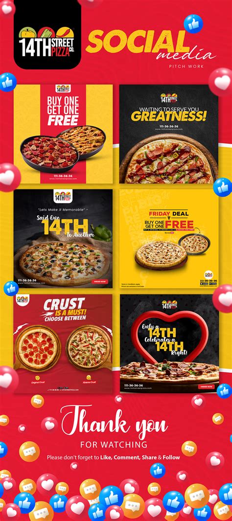 14th Street Pizza | Pitch Work on Behance