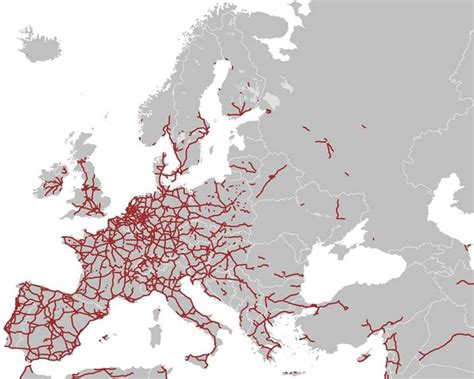 Map of highways in Europe [720x577] : r/MapPorn