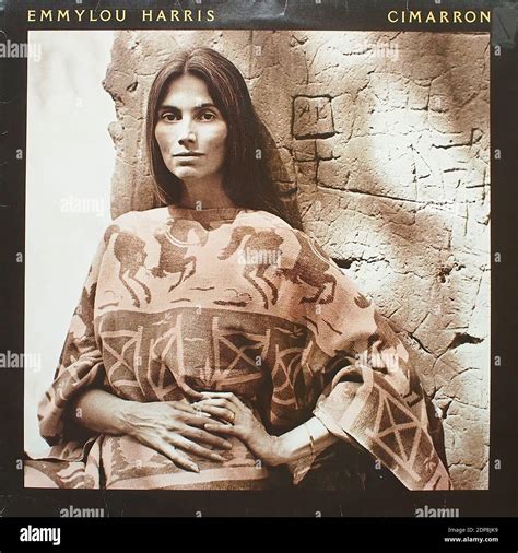 Emmylou Harris - Cimarron, 1981 - Vintage vinyl album cover Stock Photo - Alamy