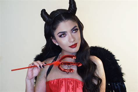 DEVIL HAIR HORNS, HALLOWEEN TUTORIAL - Sherry Maldonado