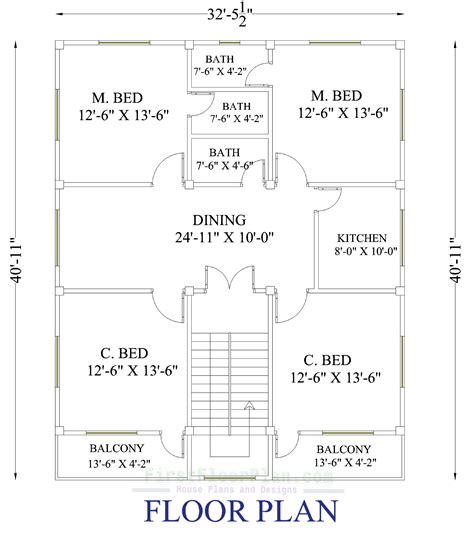 Small House Floor Plan | Column Layout | Slab Reinforcement Details - First Floor Plan - House ...