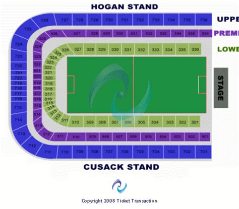 Seating Chart Croke Park