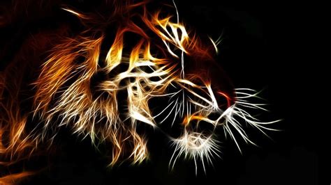 Animated Tiger, Fire Tiger HD wallpaper | Pxfuel