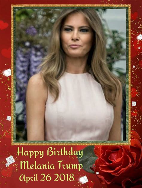 Melania Trump's Birthday Celebration | HappyBday.to