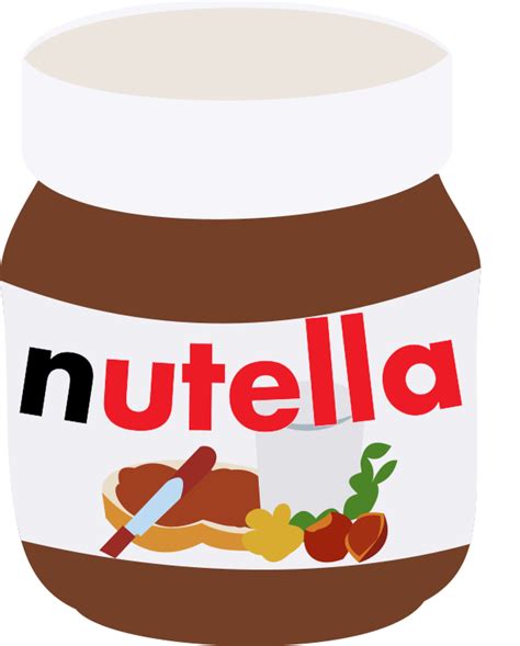 Nutella Vector by anonymousnekodos on DeviantArt