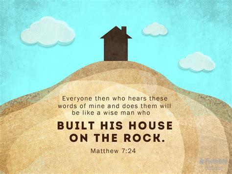 Verse of the Day - Matthew 7:24 KJV - Highland Park Baptist Church ...