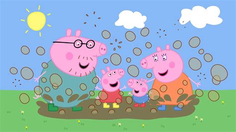 Peppa Pig Coloring Pages For Kids Peppa Pig Coloring Book Peppa Pig Family Muddy Puddles ...