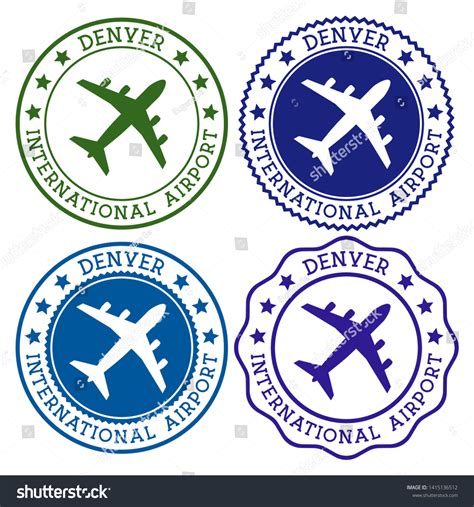 Denver International Airport Denver Airport Logo Stock Vector (Royalty ...