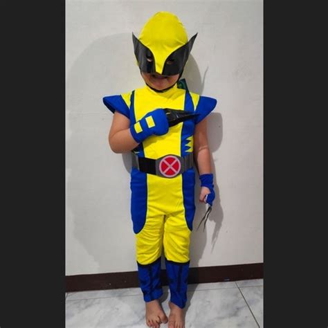 Marvel - Wolverine Costume Set | Shopee Philippines