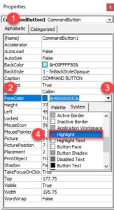 How to Change the Color of ActiveX Control Button in Excel - Automate Excel