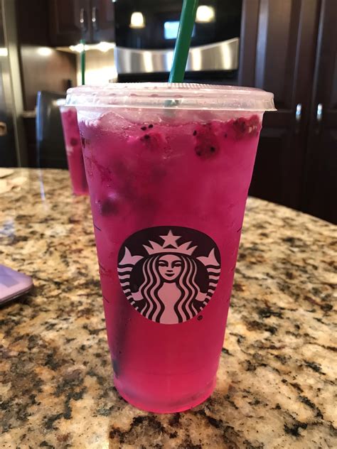 My new favorite - Mango Dragonfruit. It is delish! 💕 #Starbucks | Copycat starbucks drinks ...