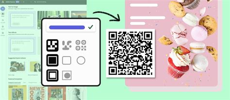 Generate QR code using quick action