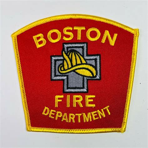 Boston Fire Department Massachusetts Patch (B) | Fire department, Fire dept, Fire