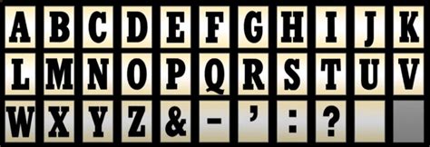 Wheel of Fortune-Old Puzzle Board Letter Font by DarthBladerPegasus on DeviantArt