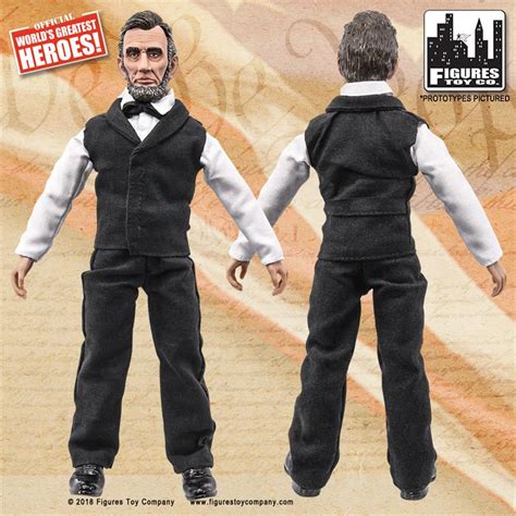 US Presidents 8 Inch Action Figures Series: Abraham Lincoln [Black Suit]