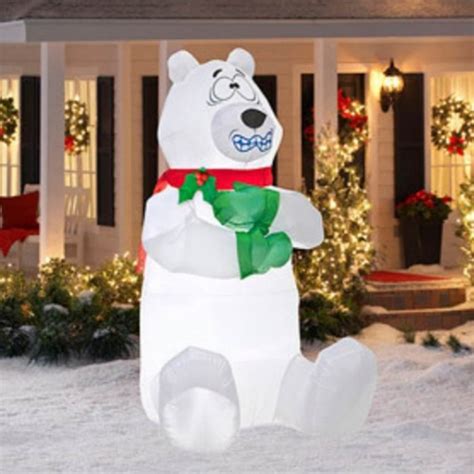 Giant Inflatable Shivering Polar Bear | The Green Head