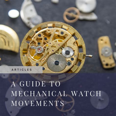 A Guide To Mechanical Watch Movements — AMJ Watch Services