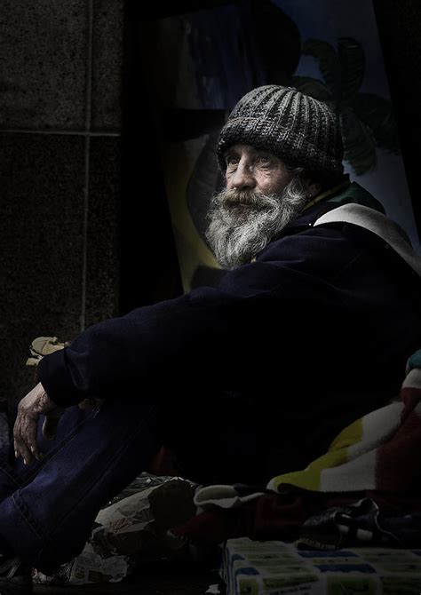 Portrait of a homeless man Photograph by Sheila Smart Fine Art ...