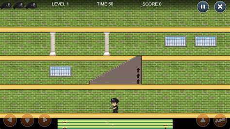 🕹️ Play Police Chase Game: Free Online Prison Escape Chase Platformer ...