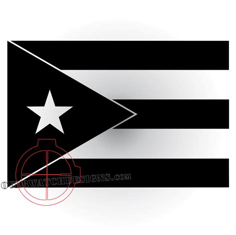 Puerto Rico Flag Decal - Overwatch Designs