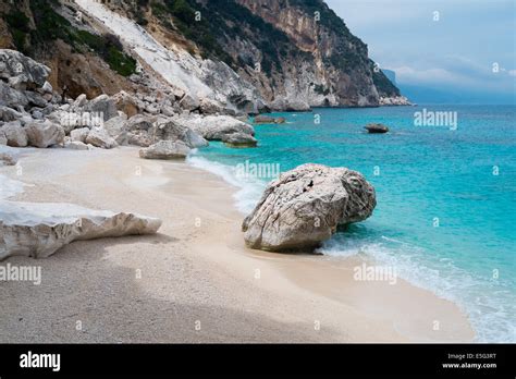 Cala goloritze beach in Baunei, Sardinia, Italy Stock Photo - Alamy