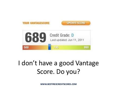 Free Vantage Score