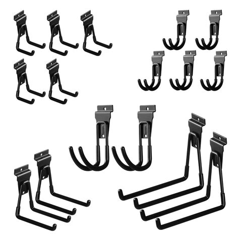 PYBTOOL Slatwall Hooks, Slatwall Accessories, Slatwall Hangers, Heavy Duty Garage Slatwall Hooks ...